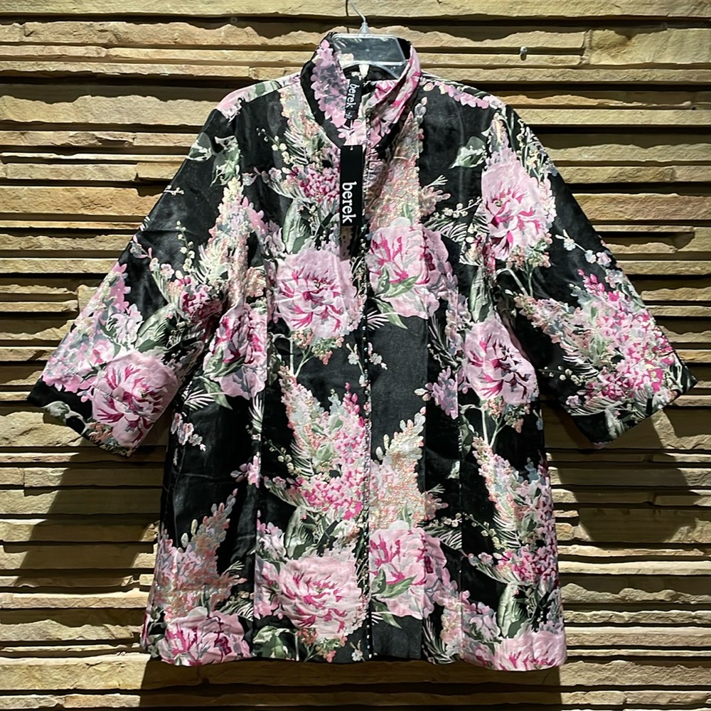 Berek bejeweled floral blazer/jacket